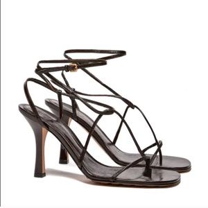 bottega veneta barely there leather sandals